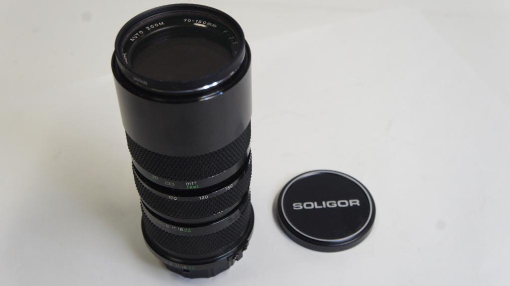 Soligor MC Auto Zoom3,5/70-150mm objektív  sz.: 37850155 Minolta