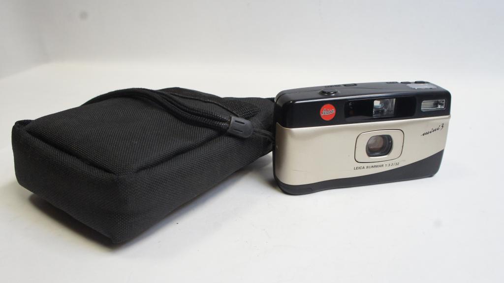 Leica Mini 3 fényképezőgép sz.: 2259375, Leica Summar 3,2/32mm objektív