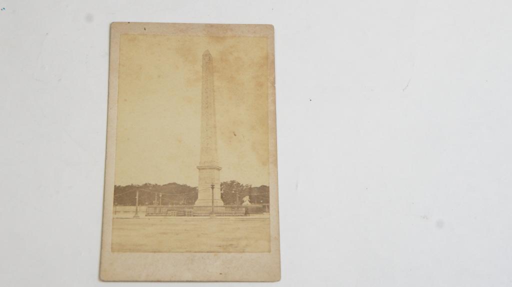 Régi fotó, Párizs obeliszk